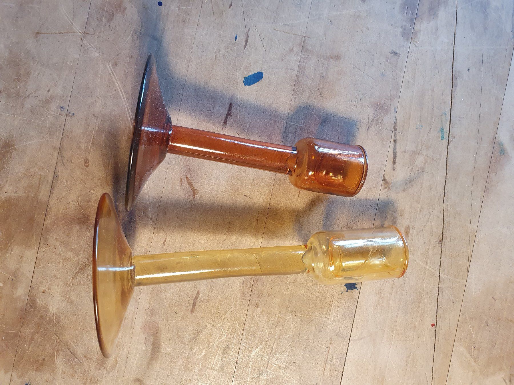Portacandele: 2 Stk strawberry & Applepie Kerzenständer Glas – Usato da Zürich venduto da loosebone 6