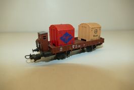 Lima H0: FS Flachwagen mit 2xContainer beladen