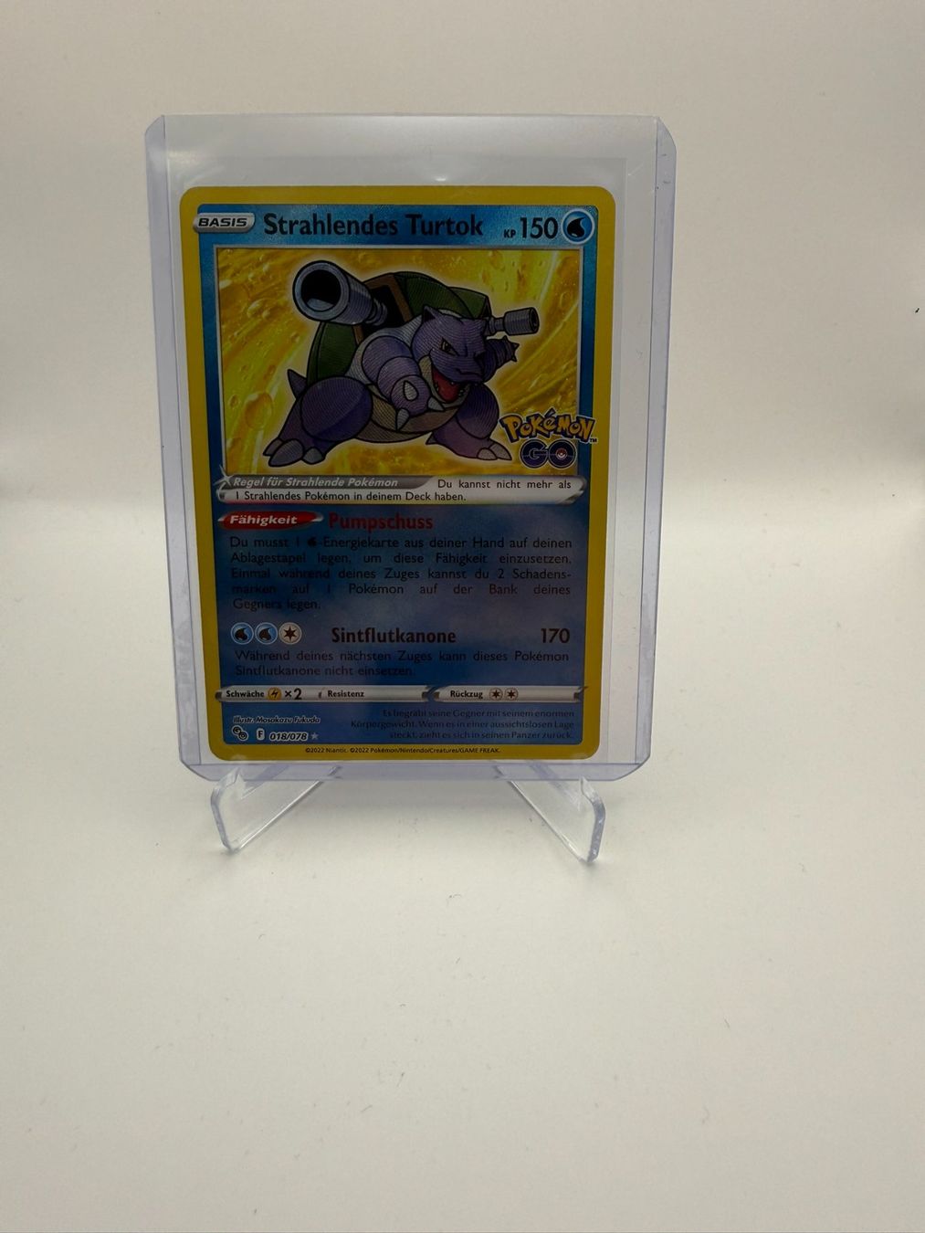 Pokémon Sammelbilder & Trading cards: Strahlendes Turtok-018/078-DE-NM – Neu (gemäss Beschreibung) aus Lutzenberg von Grand-Collectibles