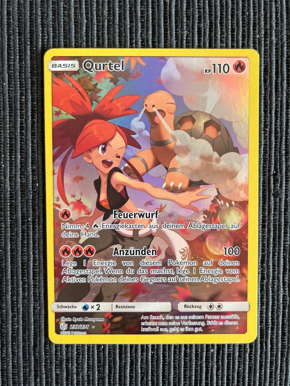 Pokémon Carte collezionabili: Pokemon Qurtel Art Rare Cosmic Eclipse Deutsch NM – Nuovo (secondo la descrizione) da Wabern venduto da Collectfun