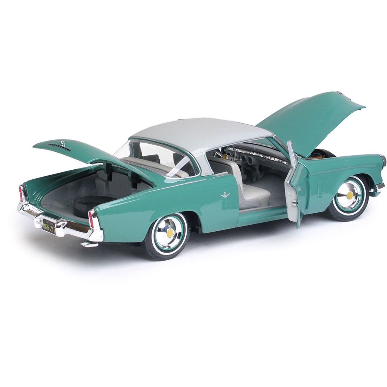 Maisto Modellini d'auto: Maisto 1/18 Studebaker Starliner 1953 – Nuovo e nell'imballaggio originale da Bettens venduto da Thejoshuatree 2