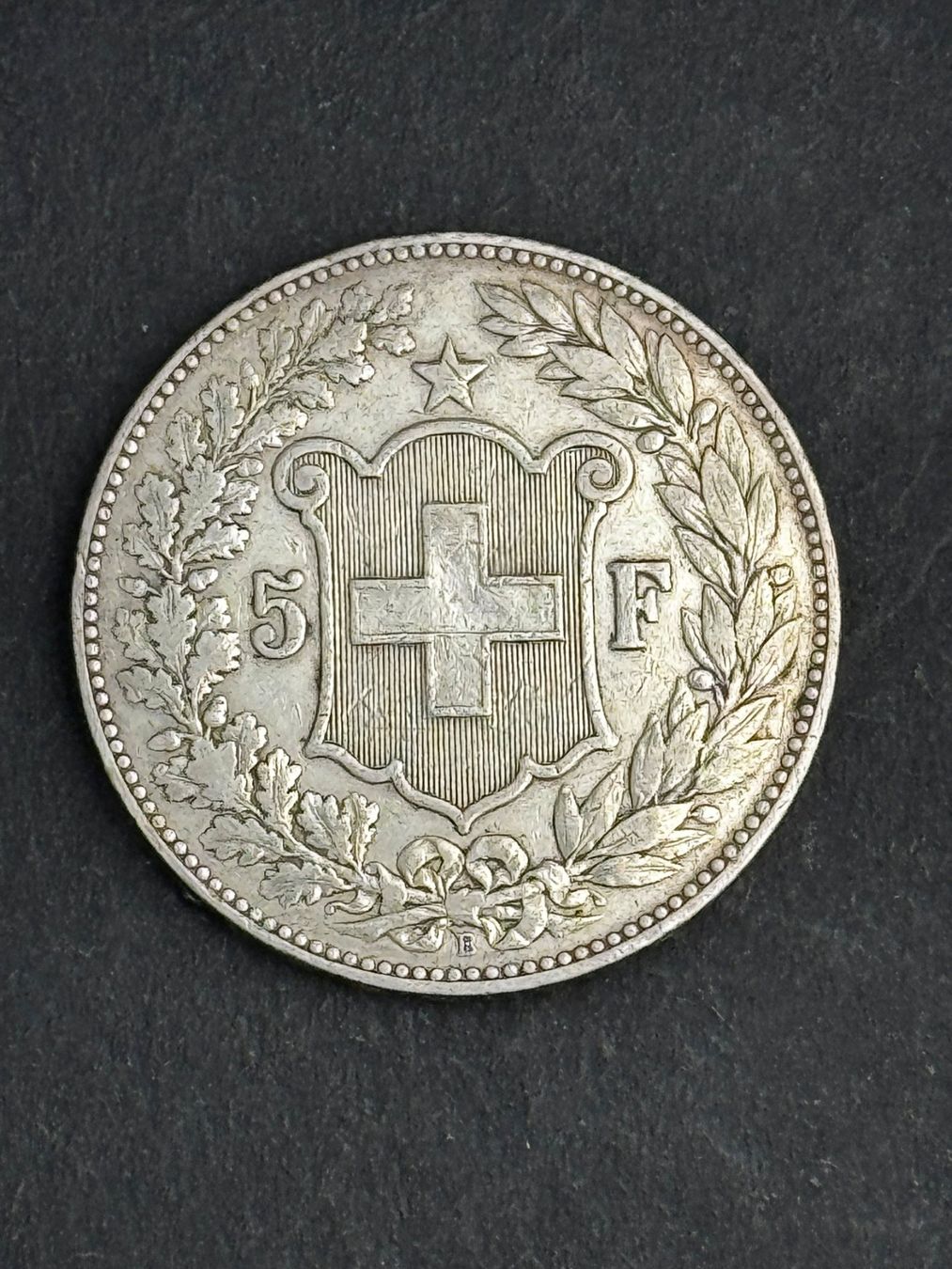 Tutti le monete: 5 Franken 1889 B Silber – Usato da Oberwil (Dägerlen) venduto da Kurkuma 1