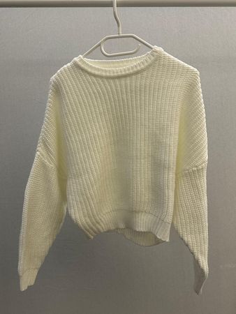 Even&Odd Strickpullover, Cremeweiss, Gr. M - Kuschelig!