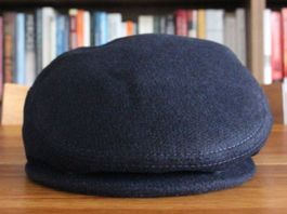 Schiebermütze aus Tweed Gr. 58