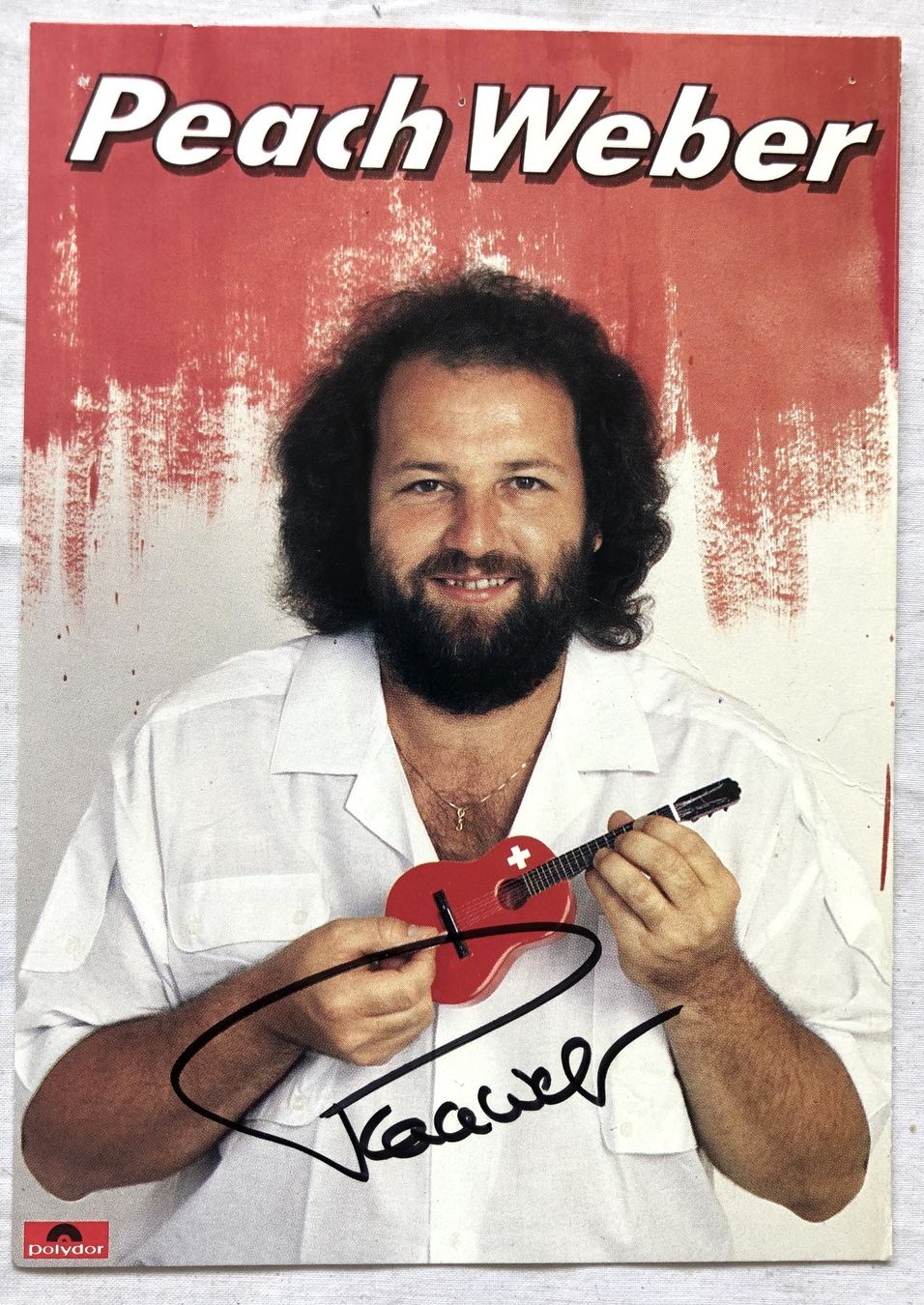 Autogramme: Orig. Autogramm - PEACH WEBER – Gebraucht aus Schaffhausen von durruti