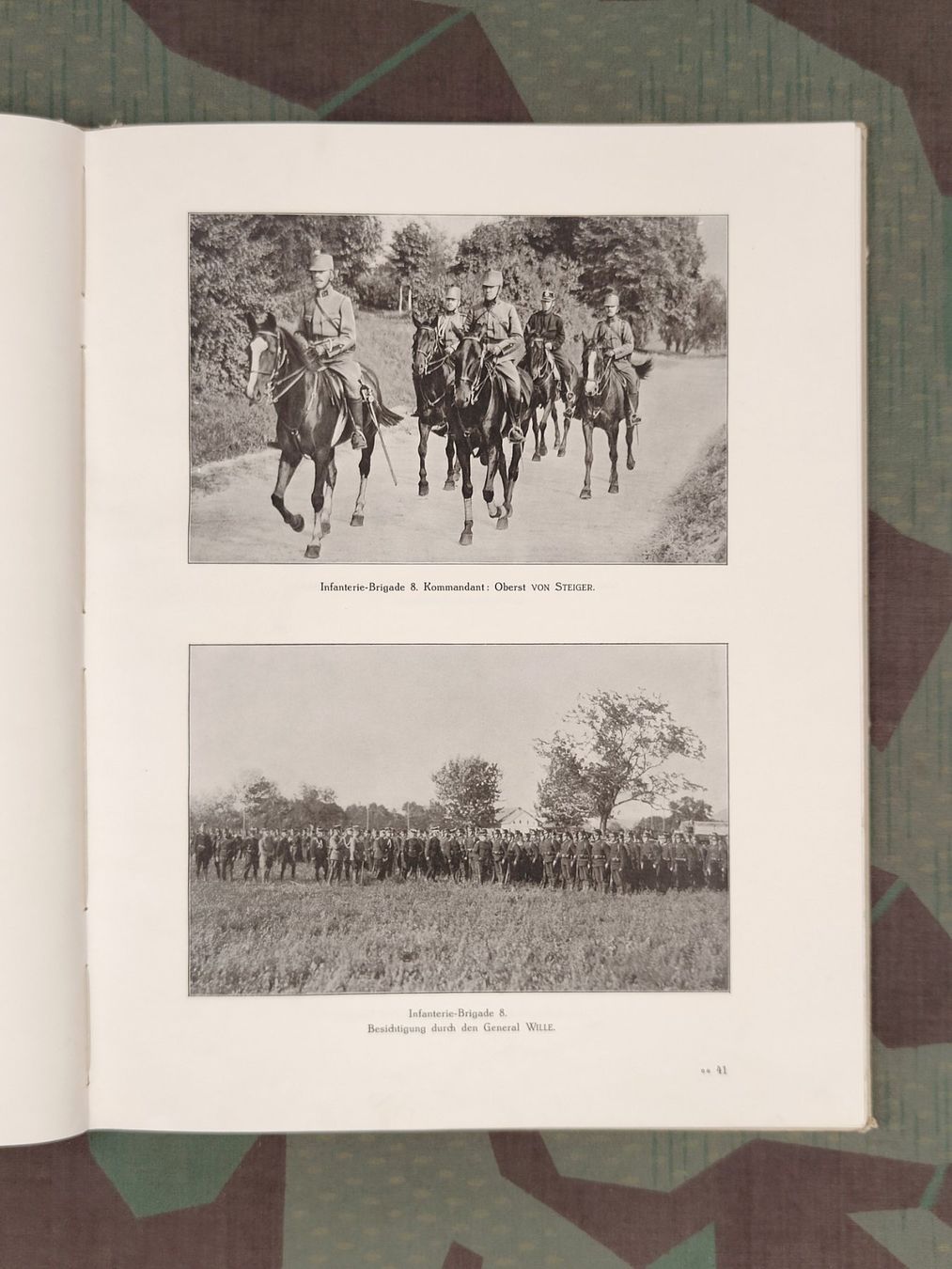 Schweizer Armee Uniformi: Album 3. Division 1915, mit Widmung – Usato da Bauma venduto da SwissMilitaria 5