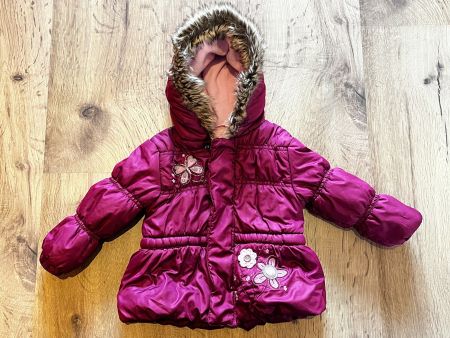 Kinder - Winterjacke pink/violett, Grösse 80 von Smile