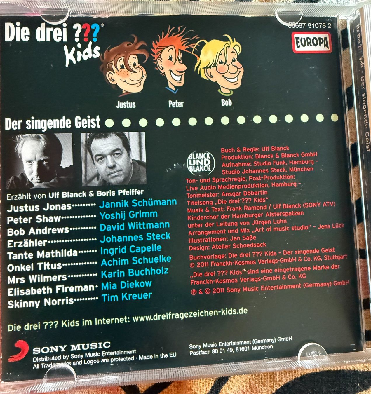 CDs: Die drei ??? Kids - Der singende Geist CD Europa – Gebraucht aus Basel von Cora3 2