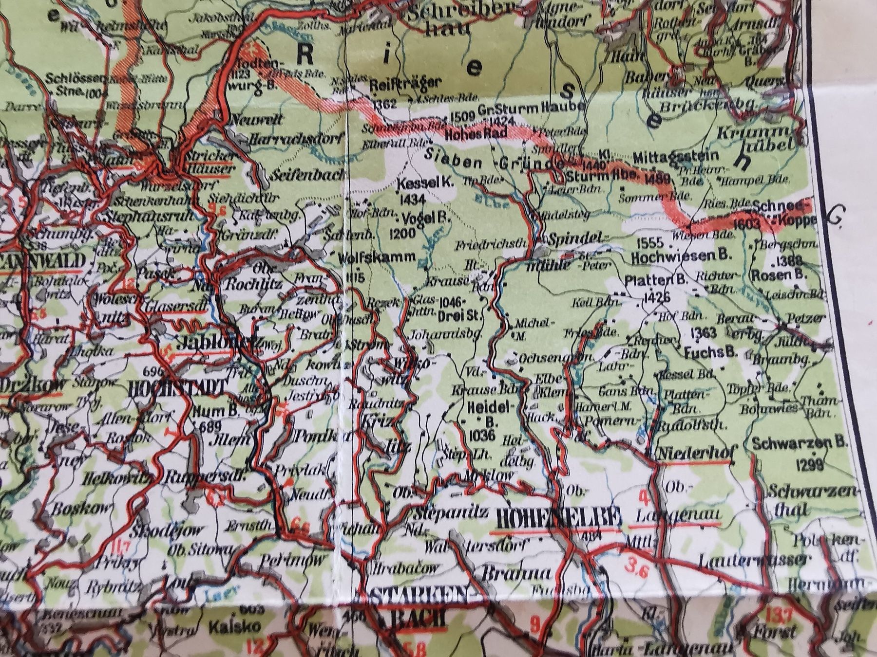 Cartine & Atlanti: Continental Strassenkarte 36 Prag – Usato da Richterswil venduto da Milan777 6
