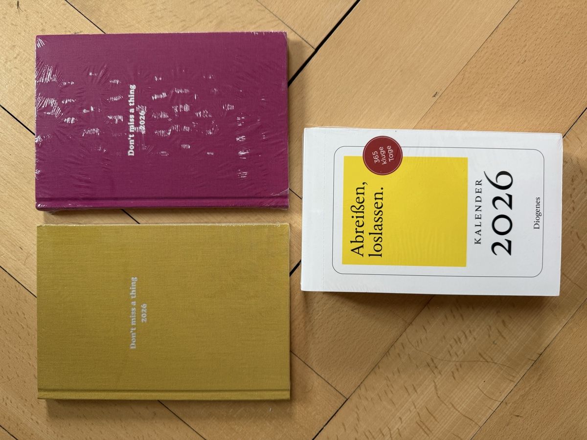 Libri: 3x ungeöffnete DIOGENES Agenda – Nuovo e nell'imballaggio originale da Baden venduto da agora_newgeneration 1