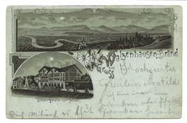 Gruss aus Walzenhausen-Brand (AR) Hôtel Falken - Litho  1903