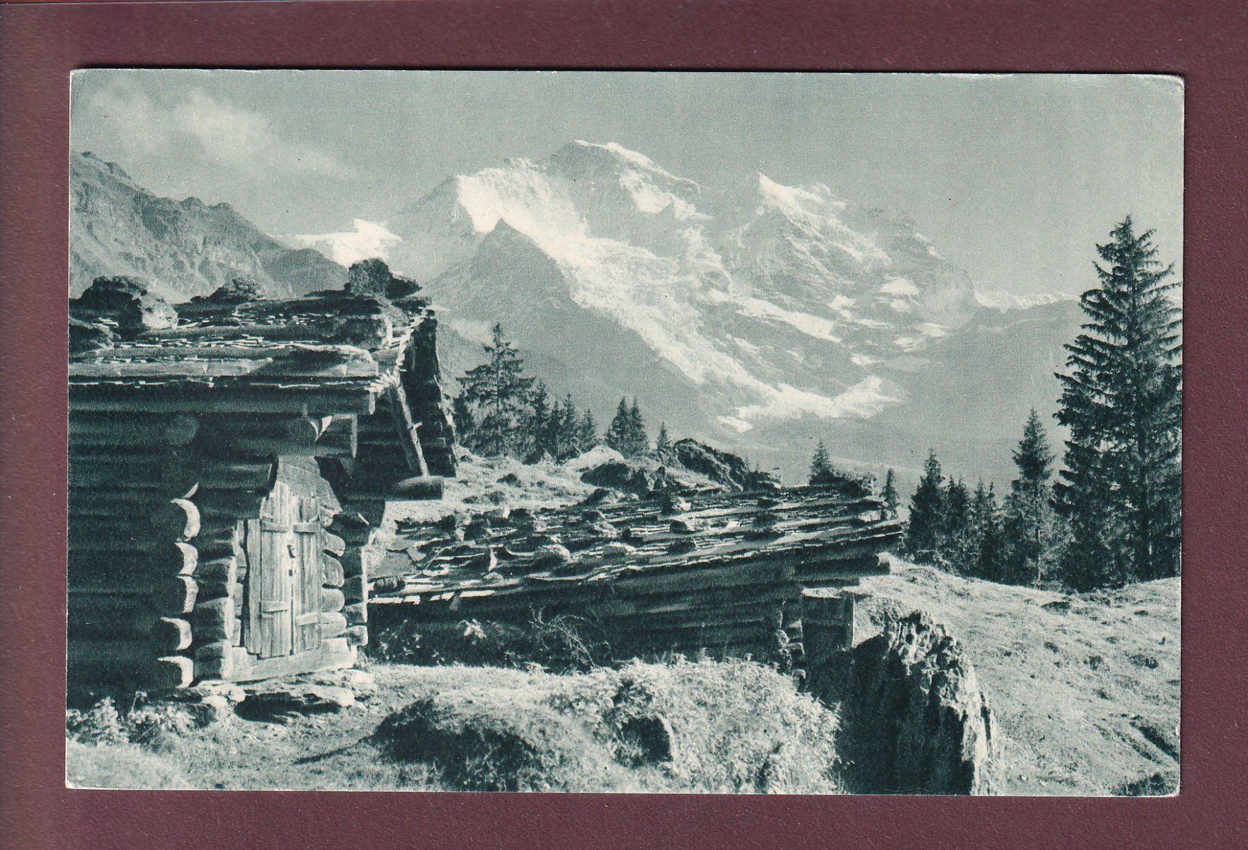 Ansichtskarten: Bei WENGEN - Jungfrau – Gebraucht aus Pully von nicecards