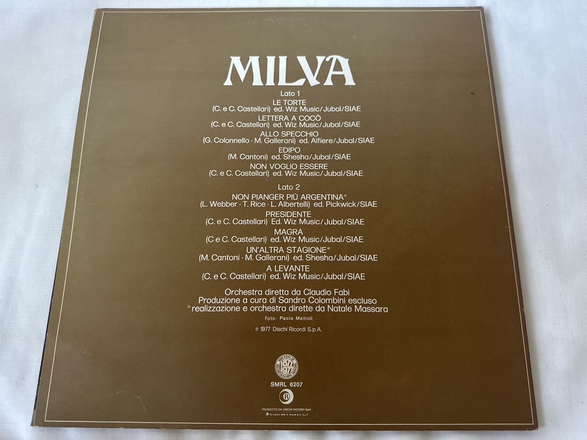 Dischi in vinile: Milva LP Platte Vinyl Schallplatte – Usato da Zürich venduto da Chaeffeler 1