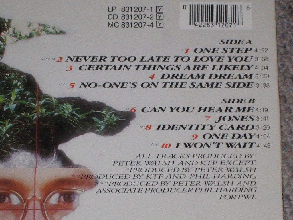 Vinyles: LP - KTP- CERTAIN THINGS ARE LIKELY – D'occasion à Steckborn par Quo7 1