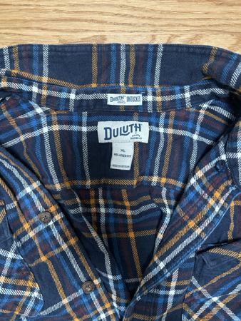 DULUTH Hemden Grösse XL Karomuster blau guter Zustand