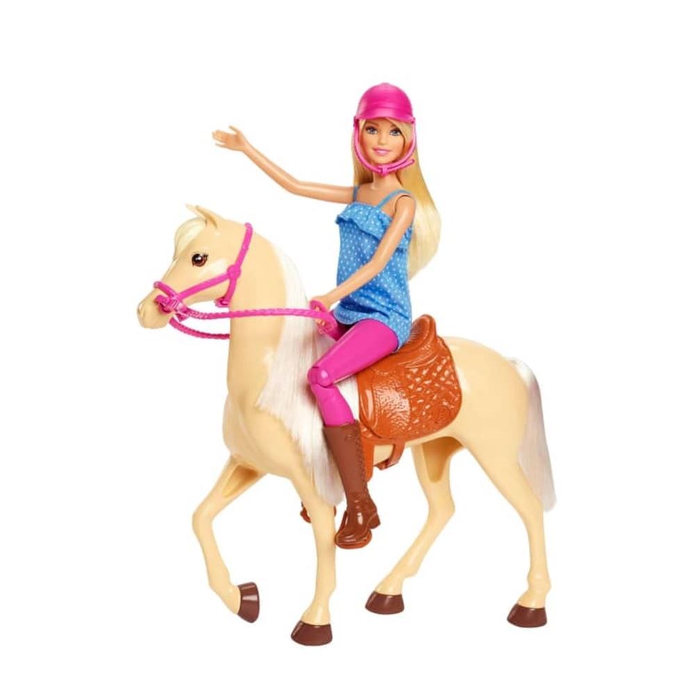 Bambole: Barbie Puppe Blond mit Pferd – Nuovo e nell'imballaggio originale da Wettingen venduto da Swala 2