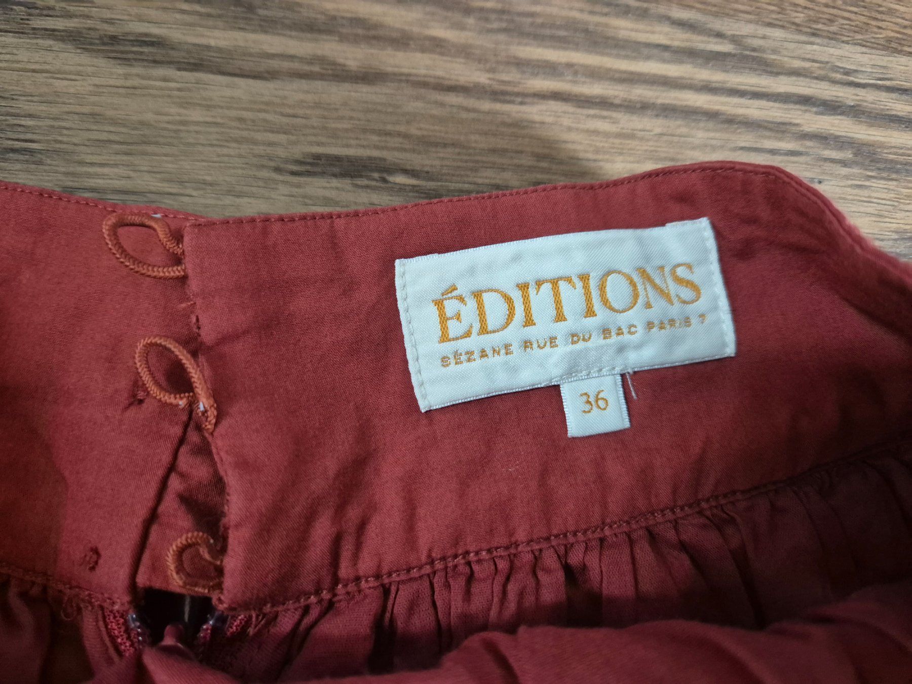 Sezane Gonne: Sezane maxiskirt size S in rust – Usato da Zürich venduto da monadiederich 1