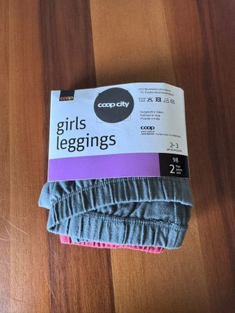 Coop City Girls Leggings, Size 98 (2-3 Years), Set of 2!