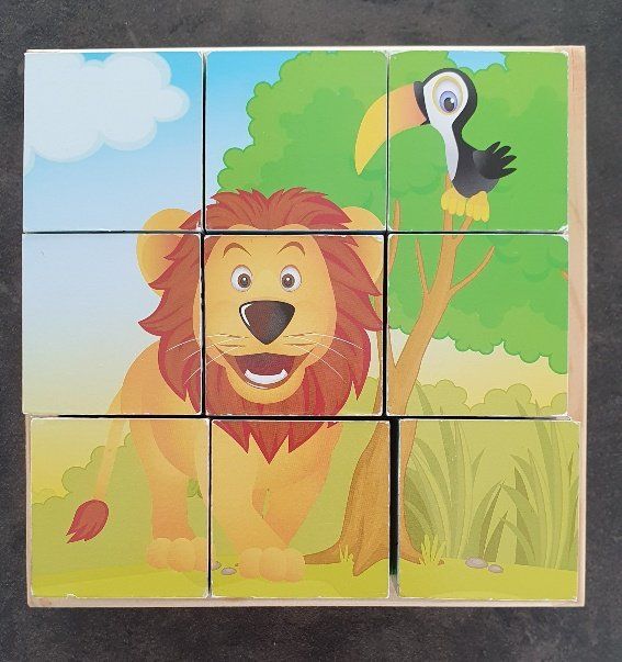 Puzzle: Puzzlewürfel mit 6 Tiermotiven – Usato da Buttisholz venduto da sico20 8