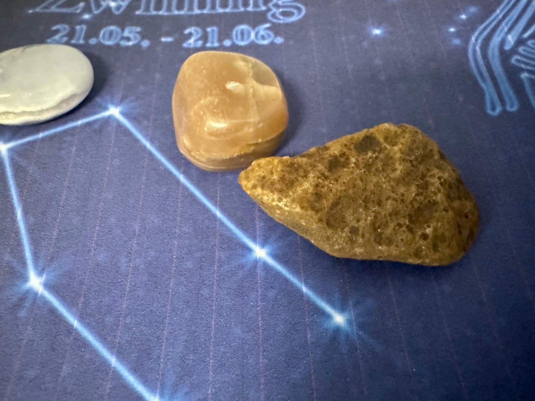 Edelsteine: 3 Glücksteine Sternzeichen Zwilling – Neu (gemäss Beschreibung) aus Biberist von tl-schmuck