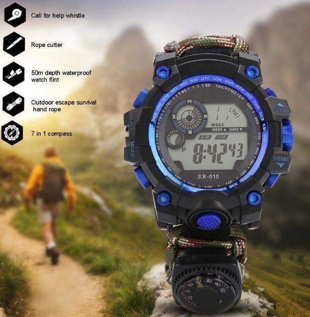 Orologi: Multifunktionale taktische Uhr – Nuovo e nell'imballaggio originale da Penthalaz venduto da Adrien011 1