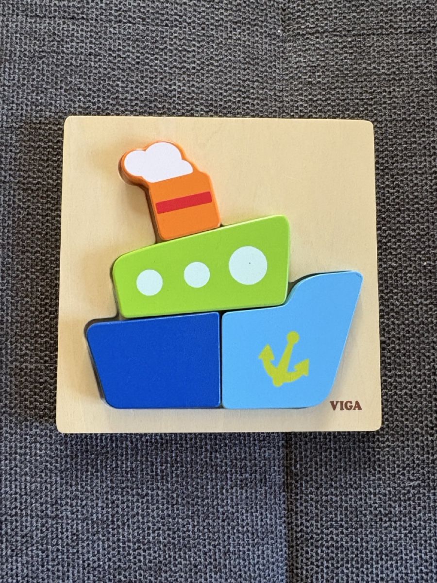 Puzzle: Holzpuzzle Schiff Viga bunt  – Usato da Zeihen venduto da domtsche