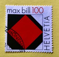 Nr.1294  Max Bill Sondermarken GESTEMPELT 2008   