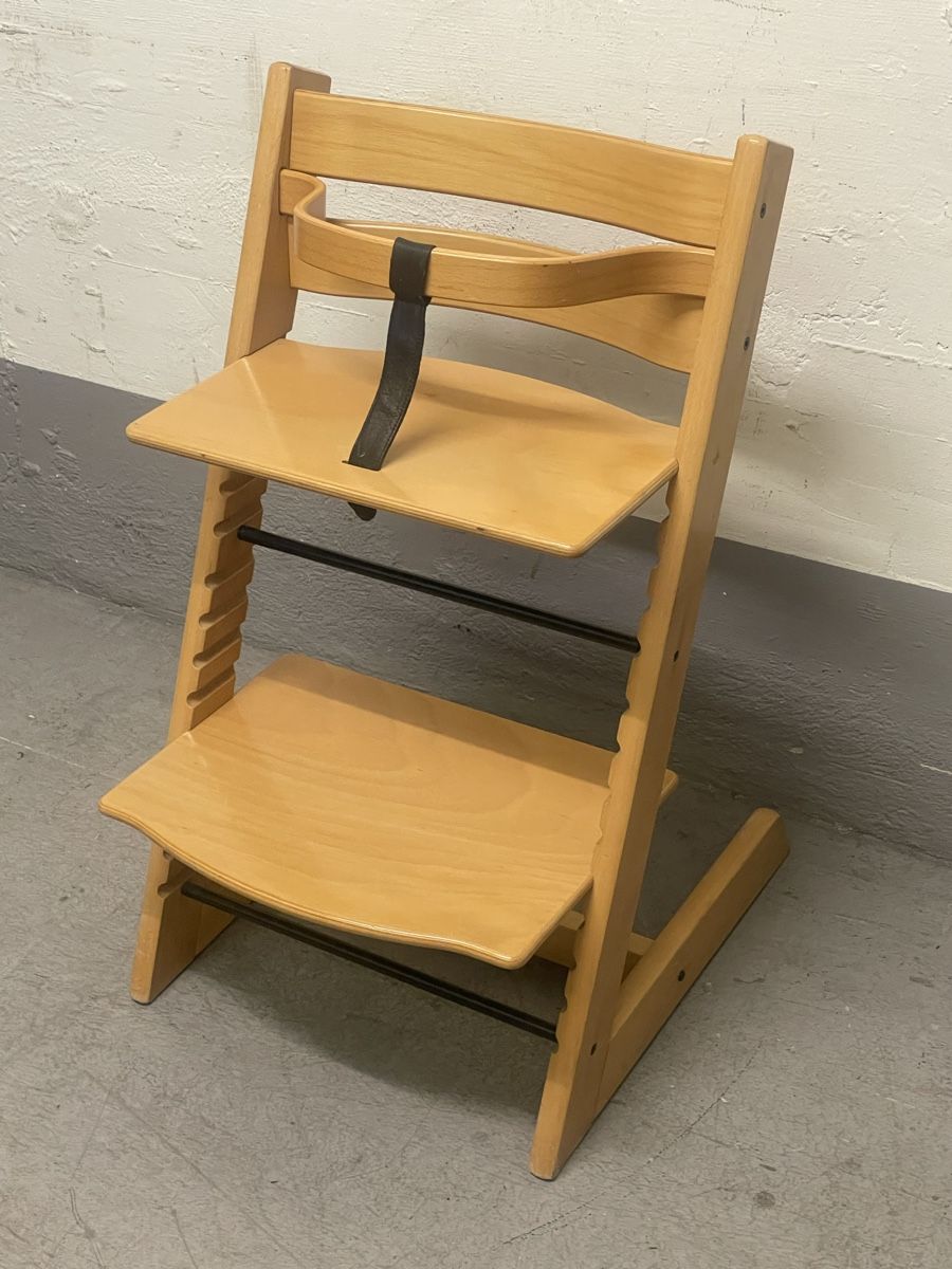 Stokke Chaises hautes: Vintage stokke tripp trapp – D'occasion à Zürich par Vintage-1993 1