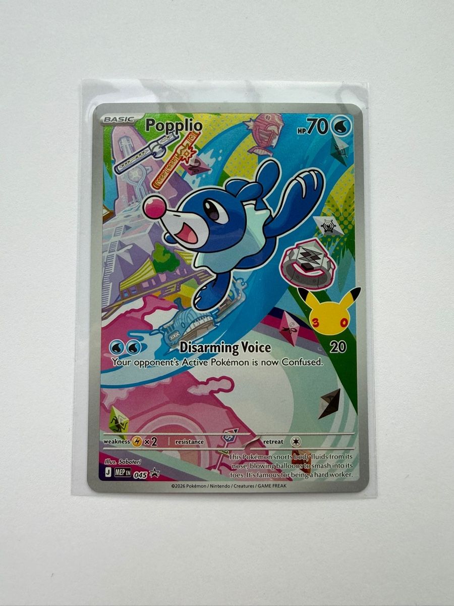 Pokémon Sammelbilder & Trading cards: Pokémon MEP Popplio 045 EN – Neu (gemäss Beschreibung) aus Läufelfingen von Seraphim13