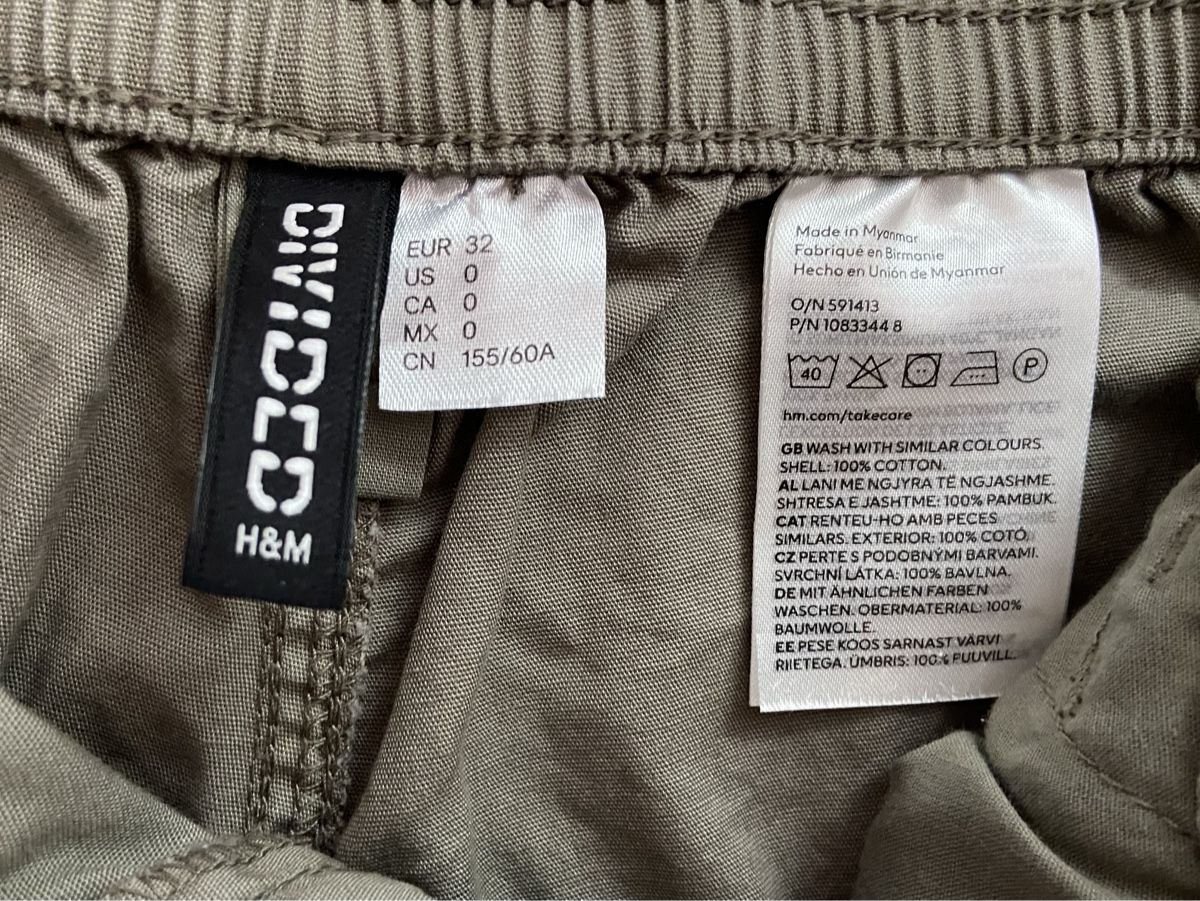 H&M Pantaloni: Pantalon cargo H&M, 32 – Nuovo (secondo la descrizione) da Moutier venduto da chicboutique 3