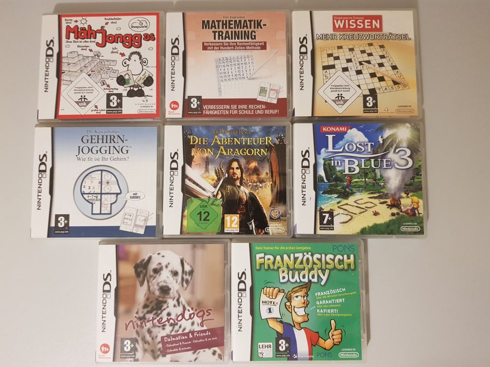 8x Nintendo DS Spiel Kaufen auf Ricardo
