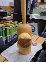 Holzkatze Dekoration