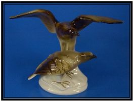 Porzellan Steinadler - Paar Gräfenthal Deutschland