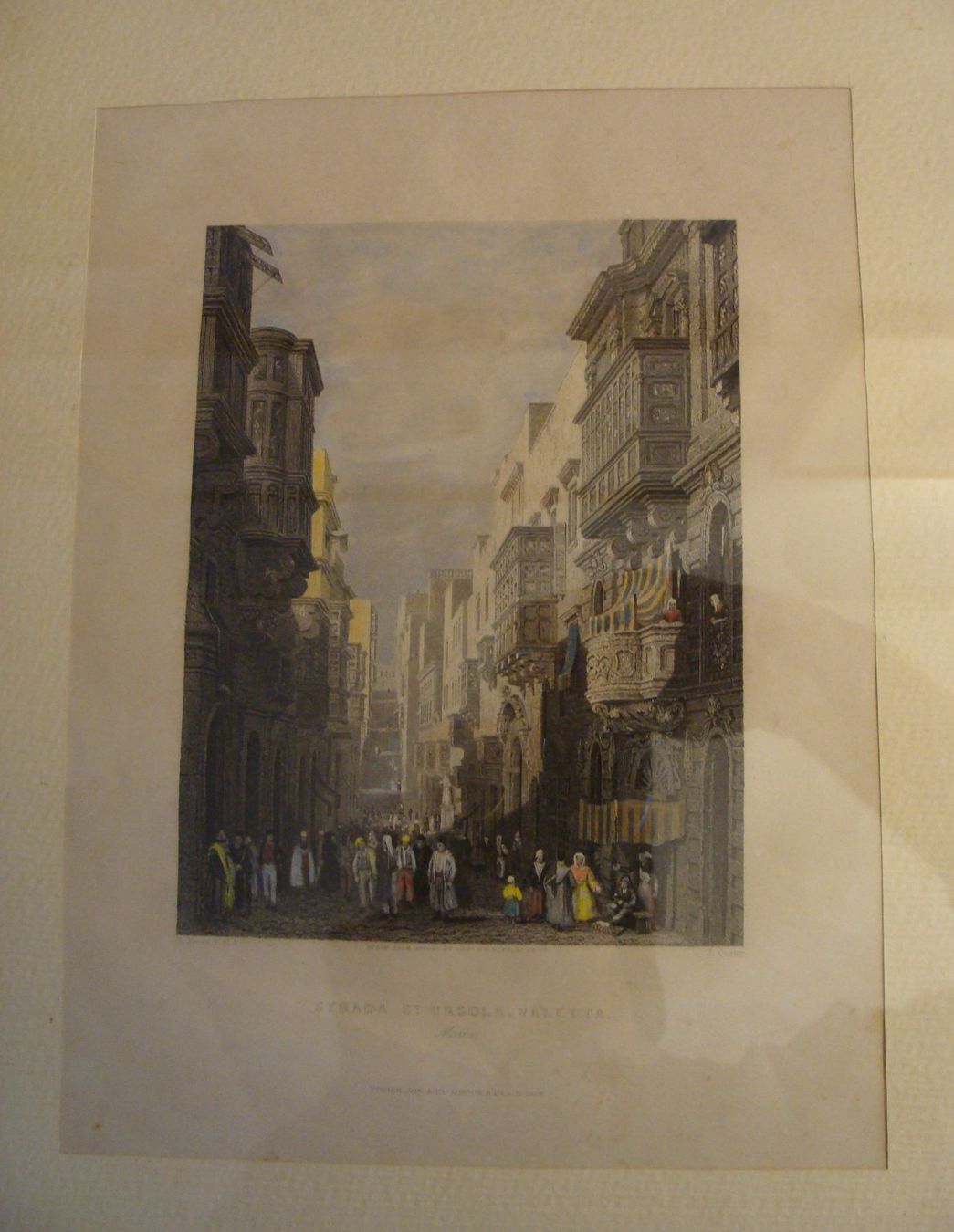 Incisioni: 2 STAHLSTICHE VALLETTA um 1840 – Usato da Bern venduto da zilicchio 1