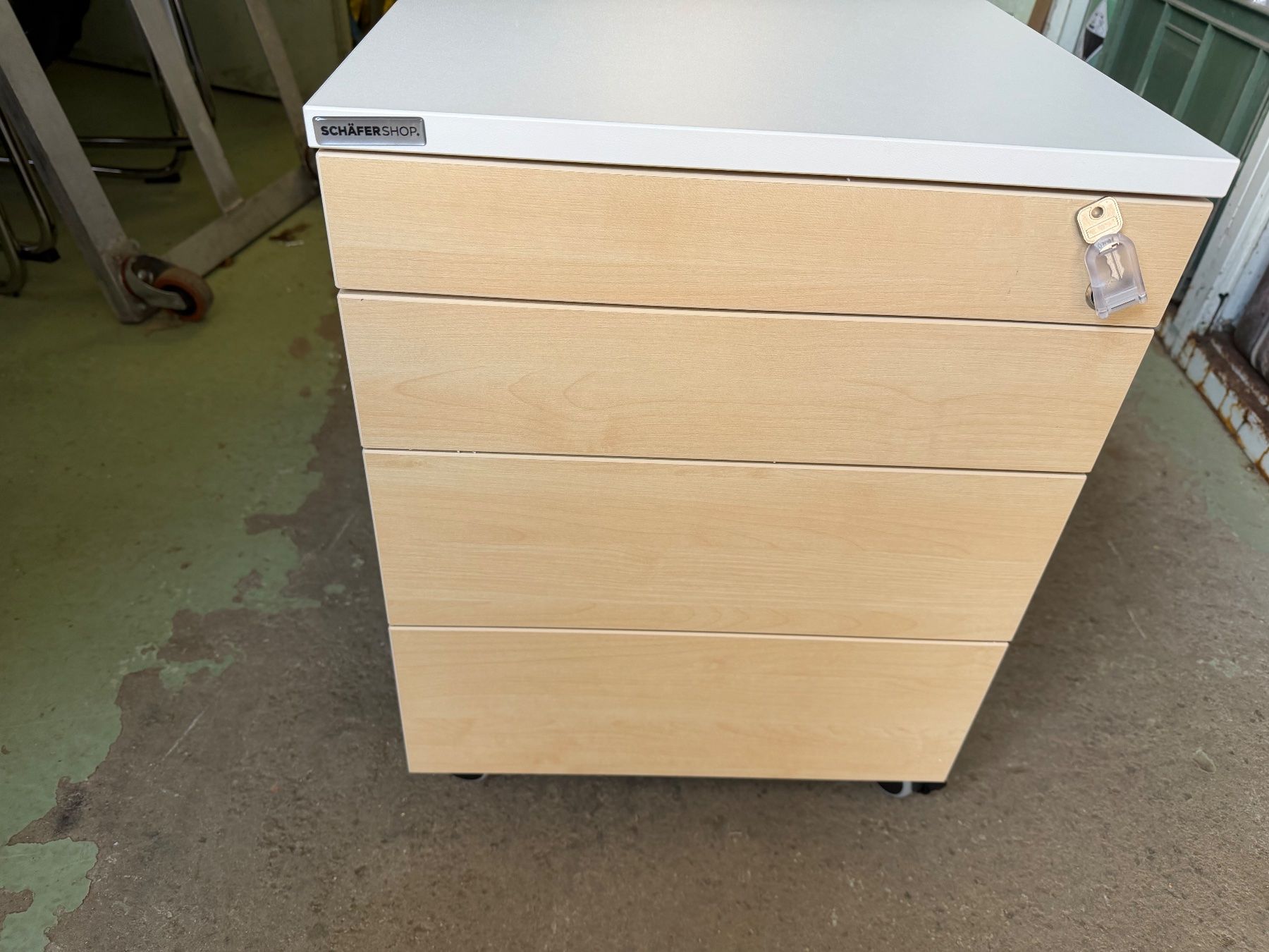 Banconi: neuer Rollcontainer, 4 Schübe, mit Griffnut – Nuovo (secondo la descrizione) da Necker venduto da liq24 1