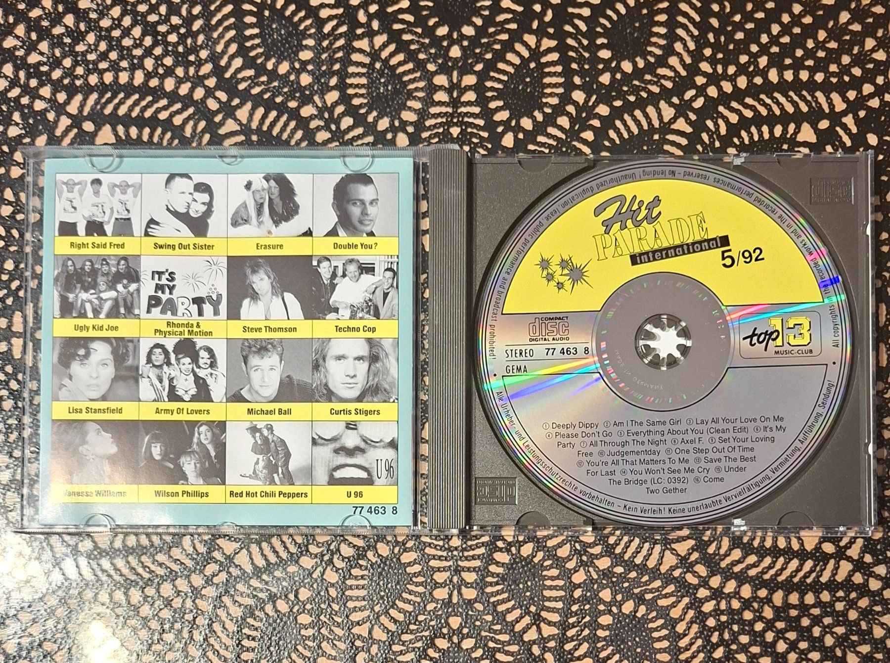 CD: Hit Parade International 5/92, Pop Hit Compilation 1992 – Usato da Schönenberg TG venduto da Gregolino76 2