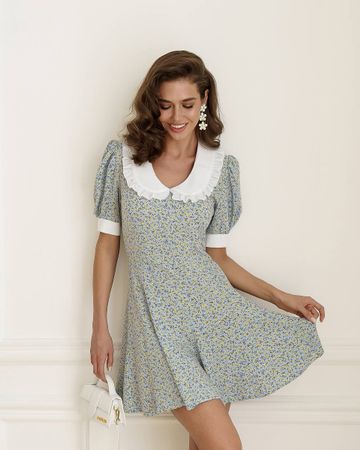 Mini Dress with Collar size: S