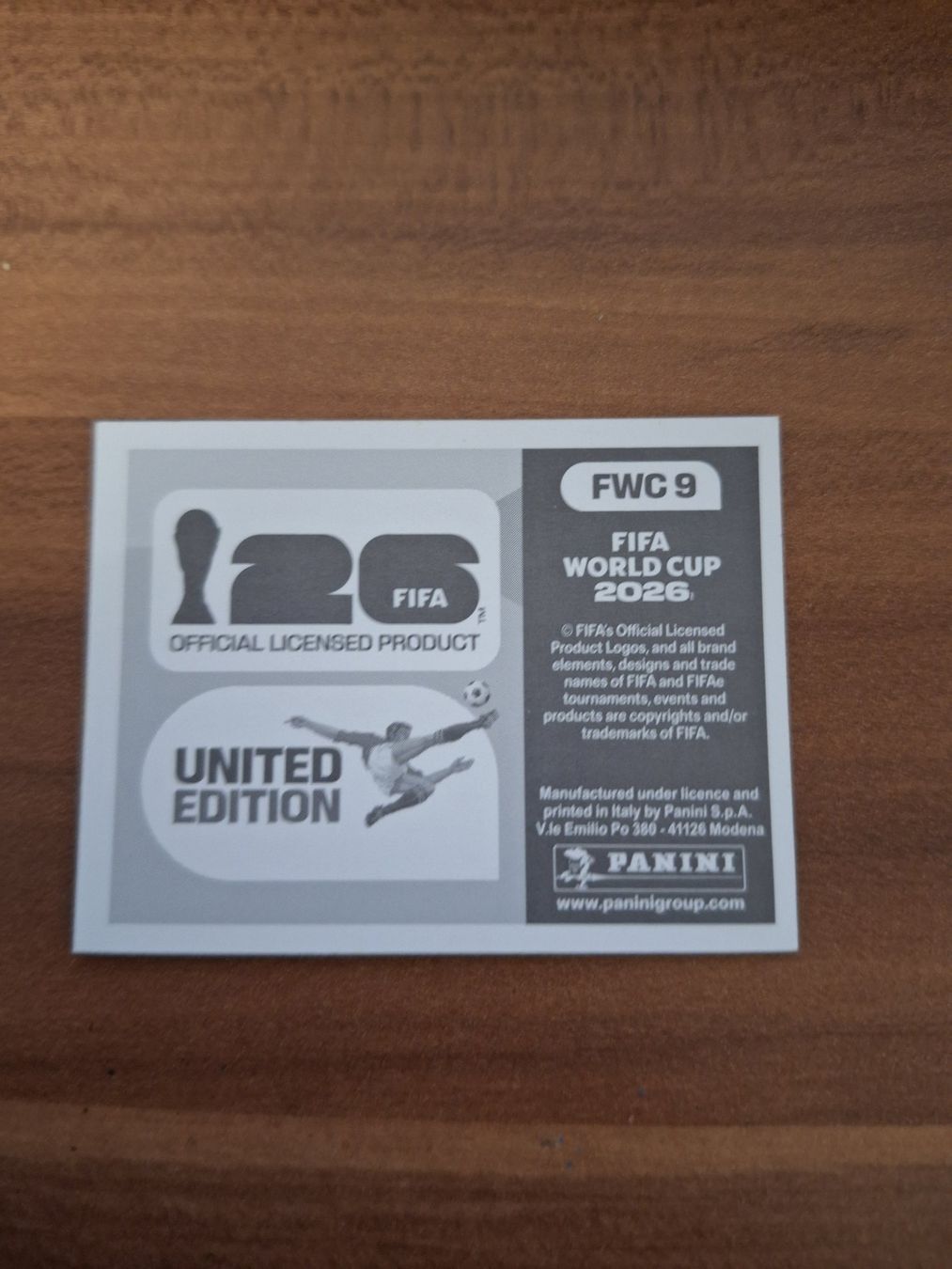 Panini Sammelbilder & Trading cards: Panini Fifa WM 2026 - FWC 9 – Neu (gemäss Beschreibung) aus Schlieren von Thoenu2 1