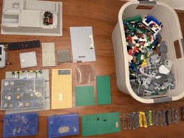 8KG LEGO City Konvolut – Figuren, Räder, Bauplatten & Zubehö