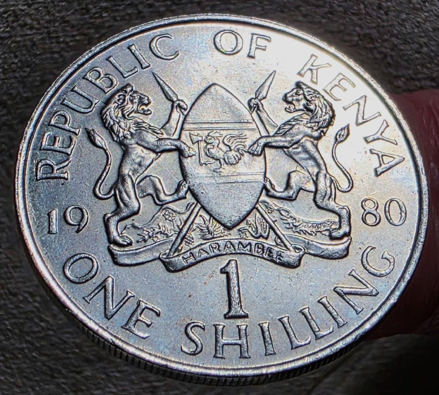 Alle Münzen: KENIA 1 SHILLING 1980 – Gebraucht aus Winterthur von Creso70 1