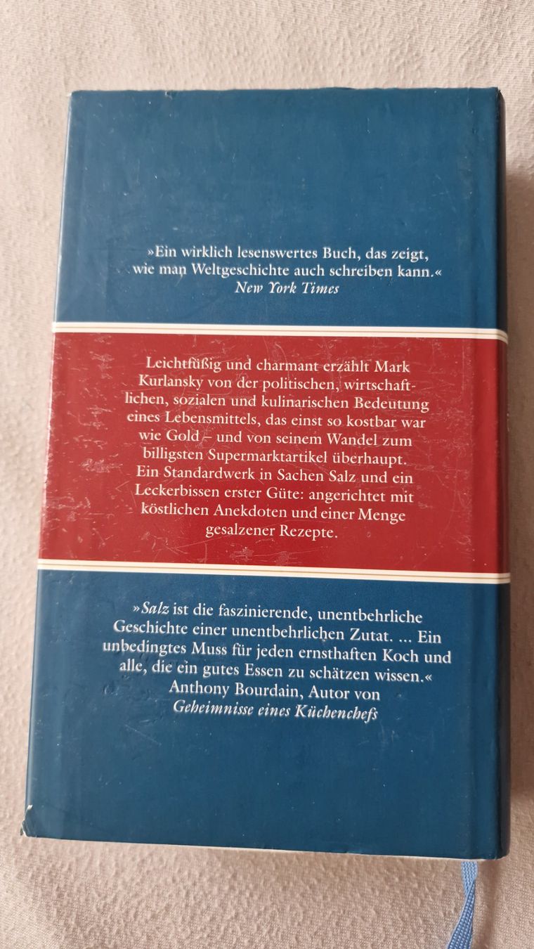 Bücher: SALZ von Mark Kurlansky – Gebraucht aus Winterthur von Mmondeo 1