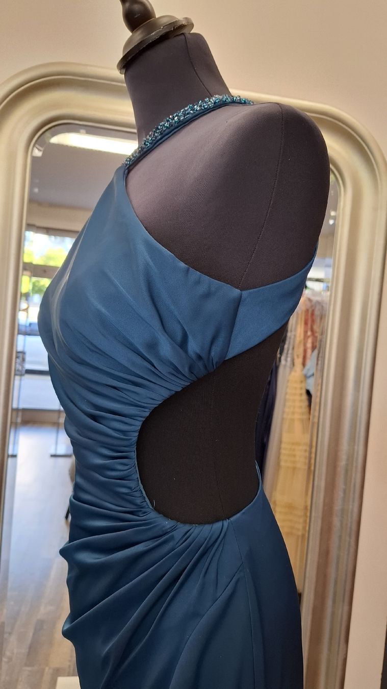 Kleider: Abendkleid petrol Grösse 36 NEU – Neu (gemäss Beschreibung) aus Uster von VMT. 3