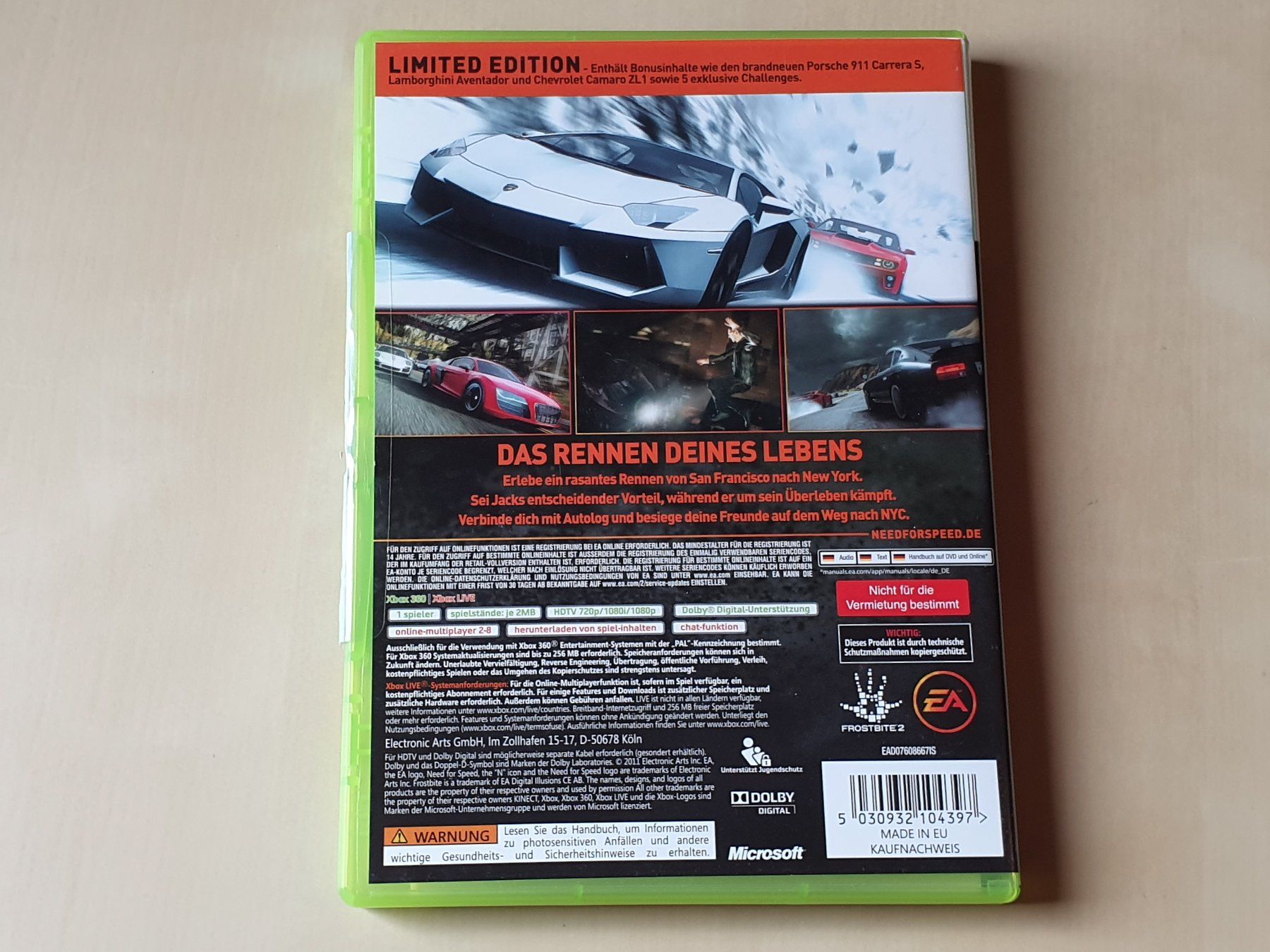 Microsoft Spiele: Need for Speed The Run – Gebraucht aus Stansstad von collectorsshop 1
