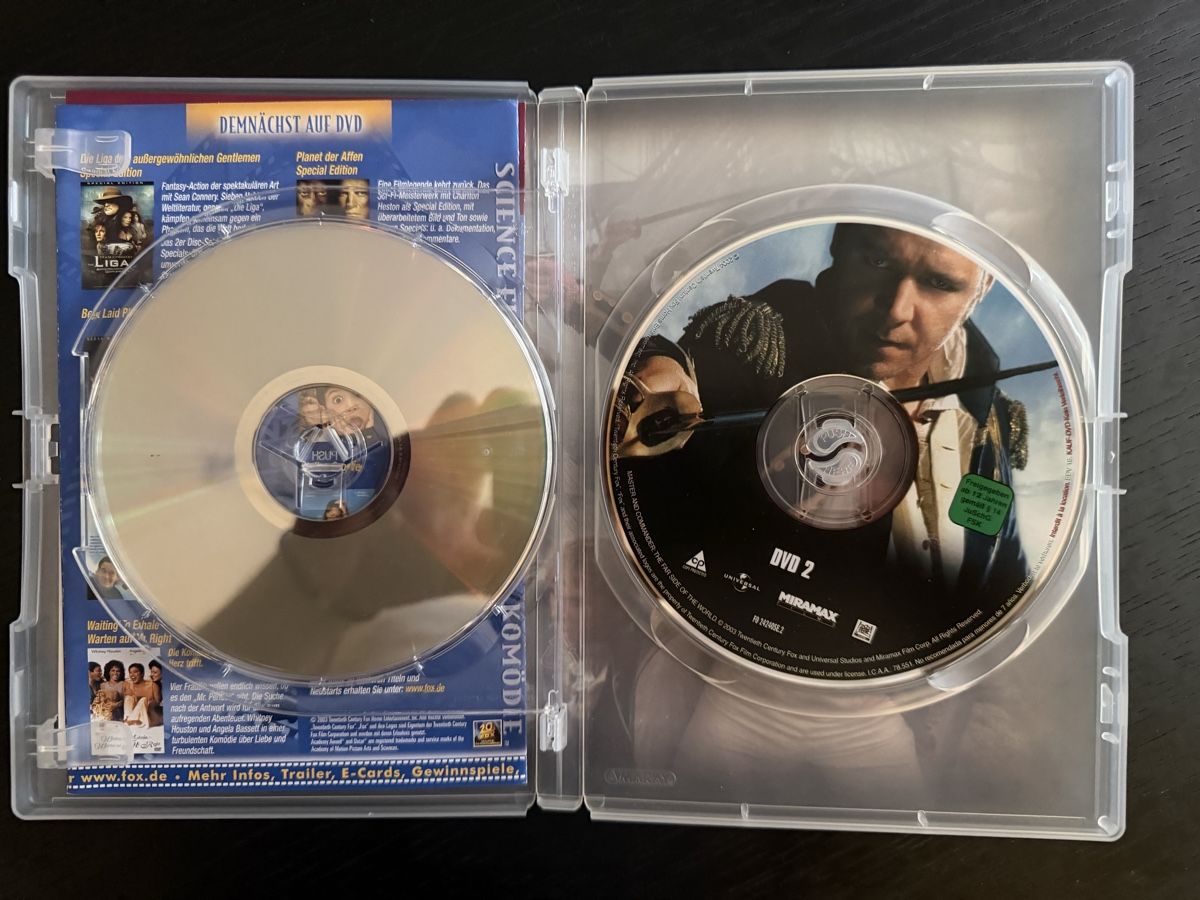 Alle DVDs: Master and Commander DVD 2er Disc Special Edition – Neu (gemäss Beschreibung) aus Lausen von EisAmStiel94 3