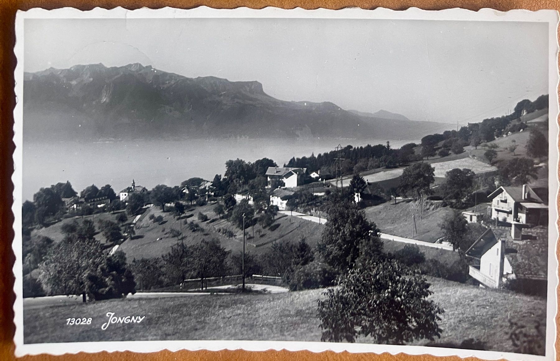 Cartoline postali: JONGNY - VEVEY -1940 – Usato da Lutry venduto da Ediego