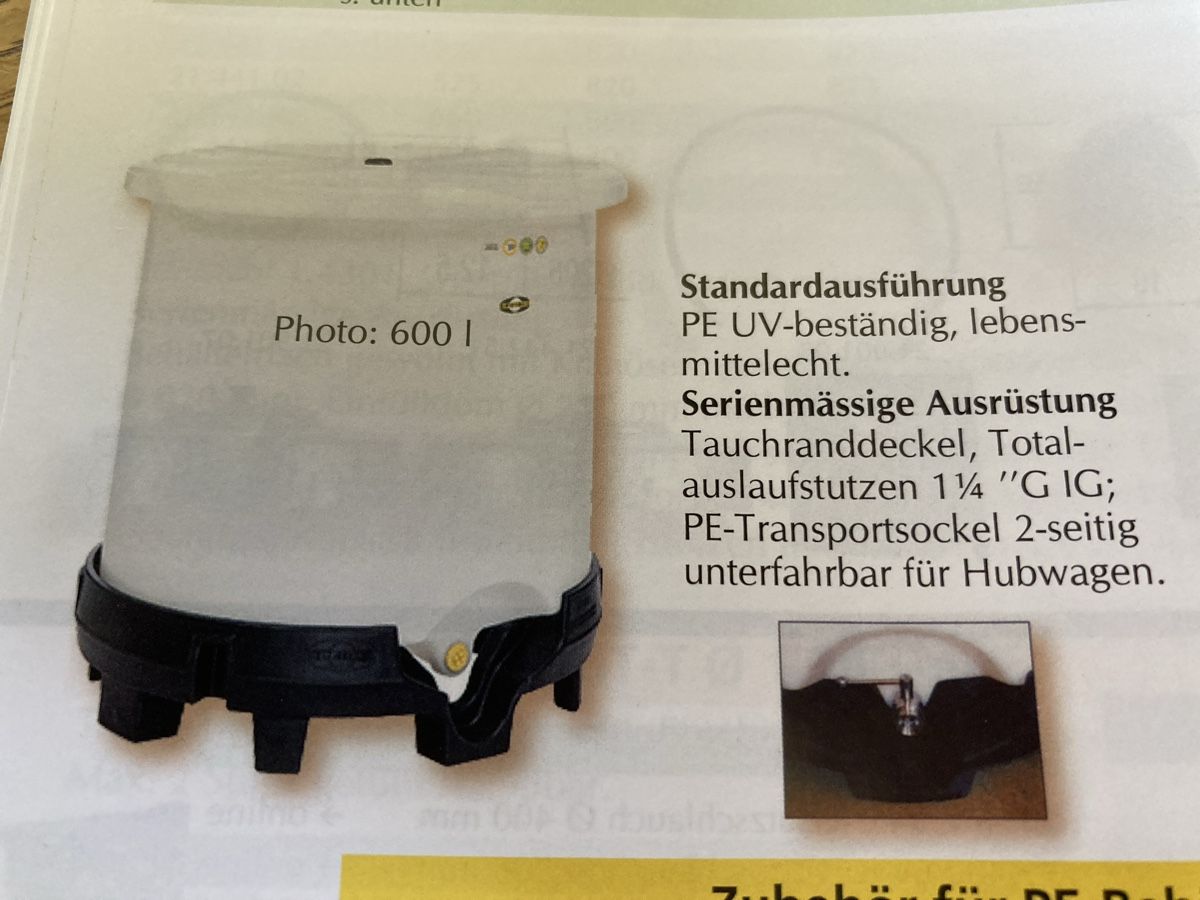 Contenitori & Simili: PE Maischenbehälter – Usato da Ligerz venduto da chasselas10 2