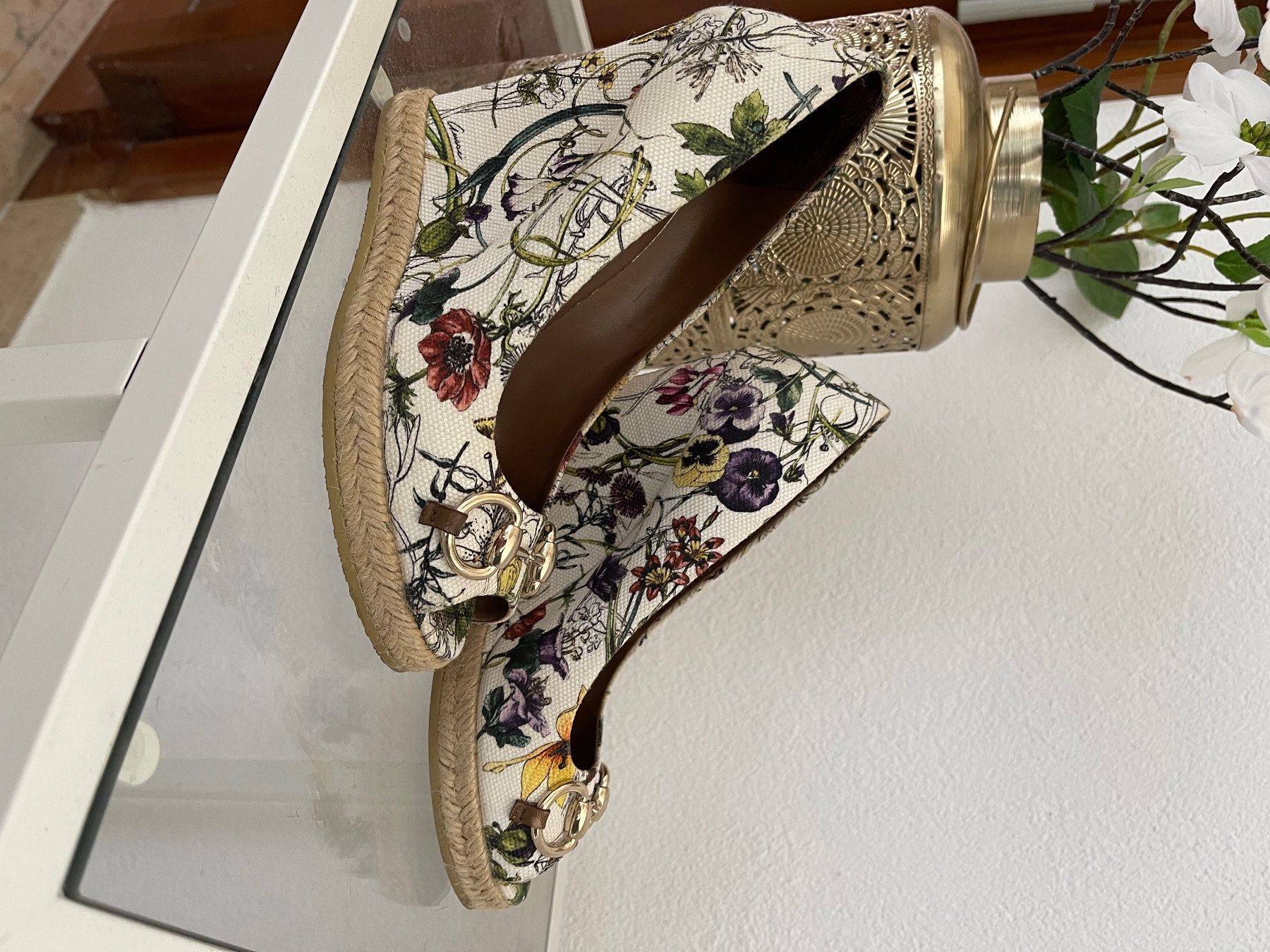 Scarpe da donna: Mules Gucci imprimé Flora – Usato da Grandvaux venduto da abbybe 3