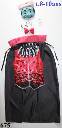 Costume Dracula / vampire / Vampir t. 8 - 10 ans