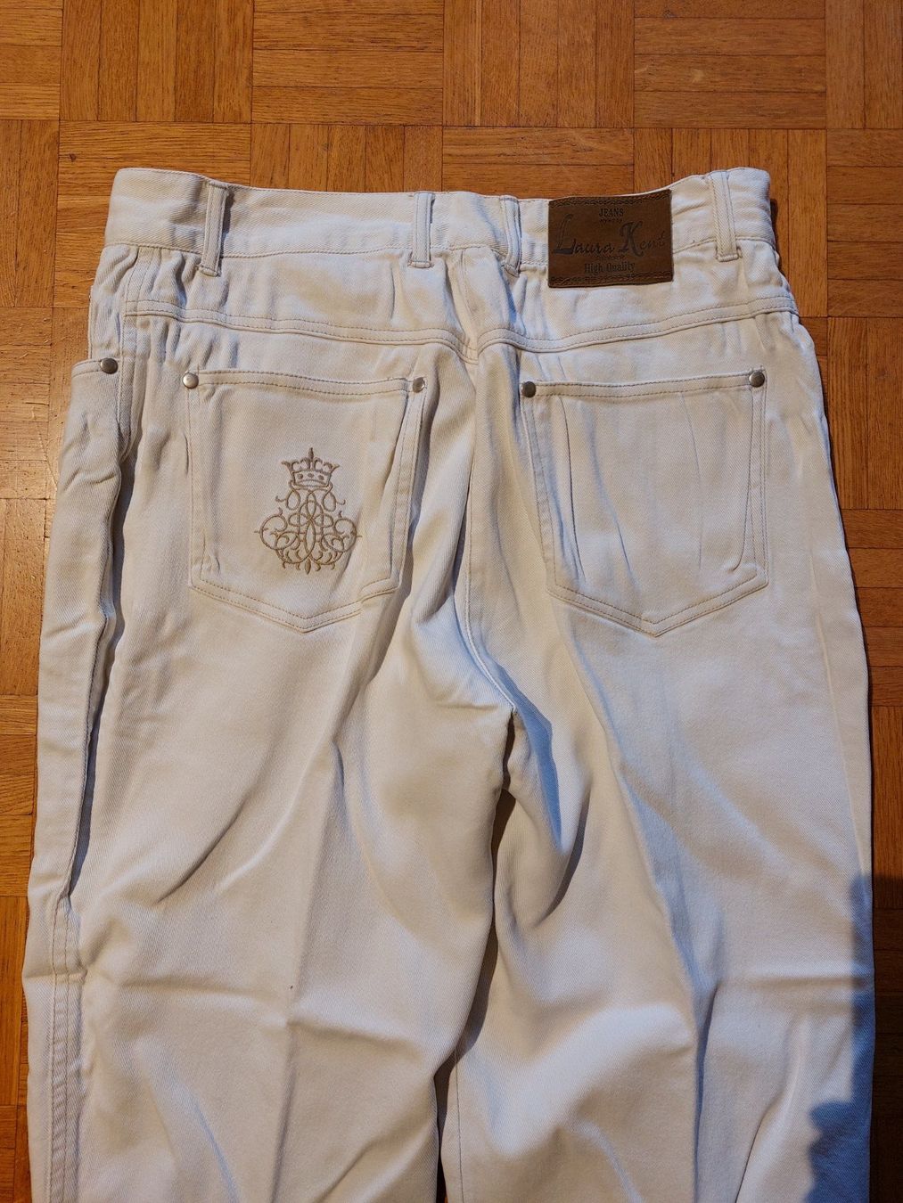 Jeans: Jeans / Hose, Grösse 22, hellbeige – Usato da Escholzmatt venduto da Stern777 2