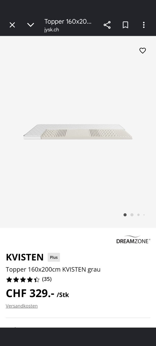 Matelas: Matratzen-Topper – D'occasion à Fajauna par oddfuihsdguhs 2